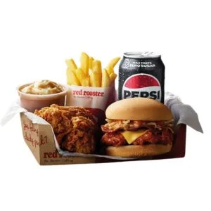 Red Rooster BBQ Bacon Box