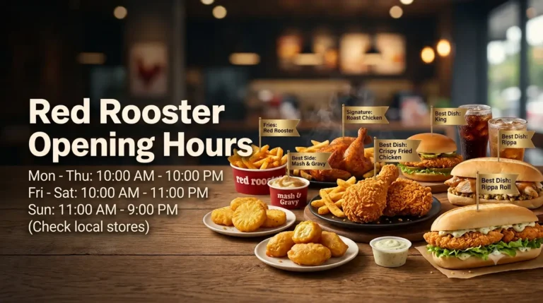 Red Rooster Hours