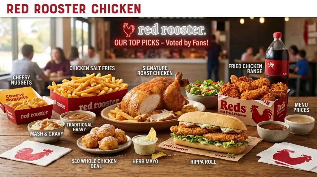 Red Rooster chicken