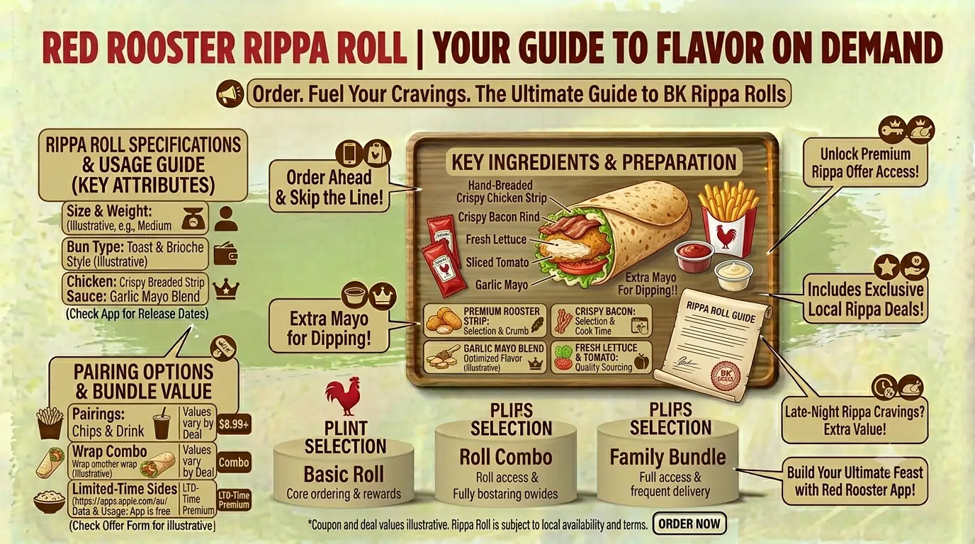 red rooster Rippa Roll